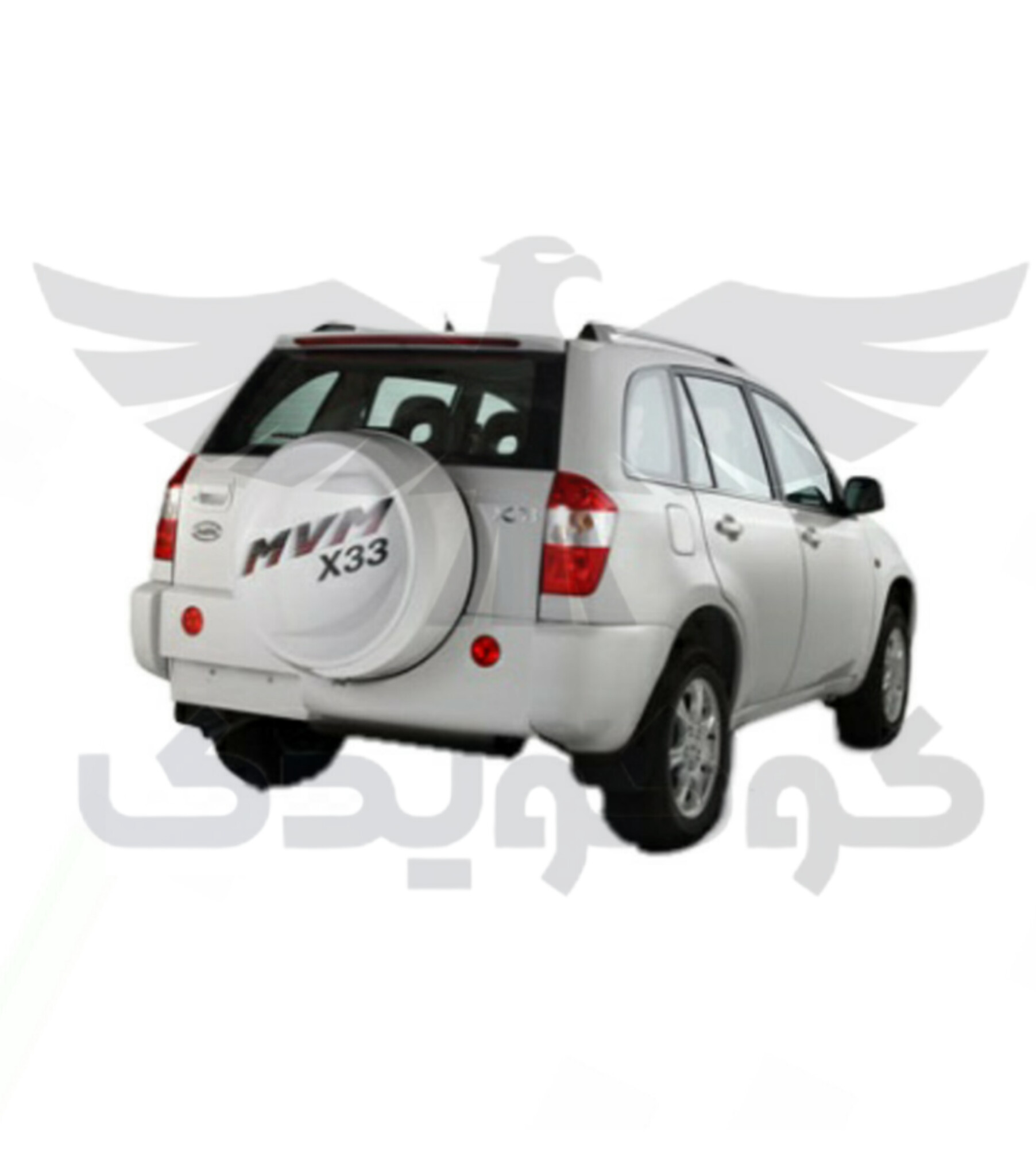 پوسته سپر عقب ام وی ام x33 قدیم وسط سفید