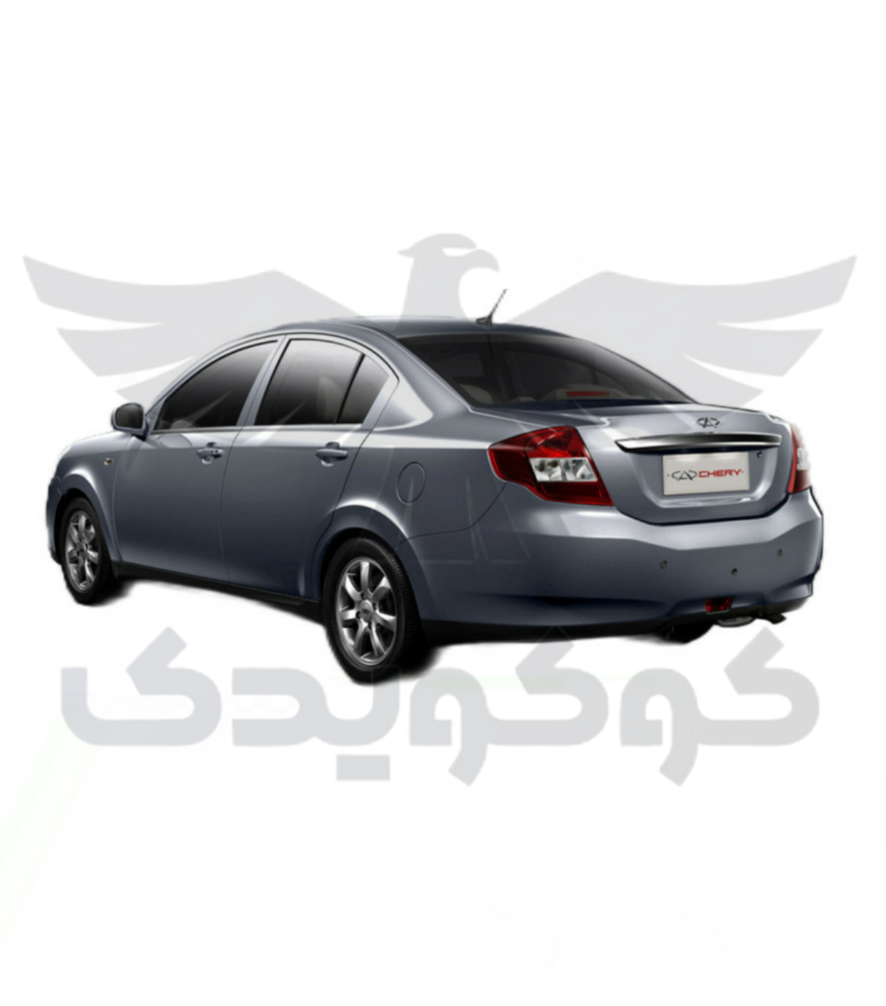 پوسته سپر عقب ام وی ام 550 نقره ای