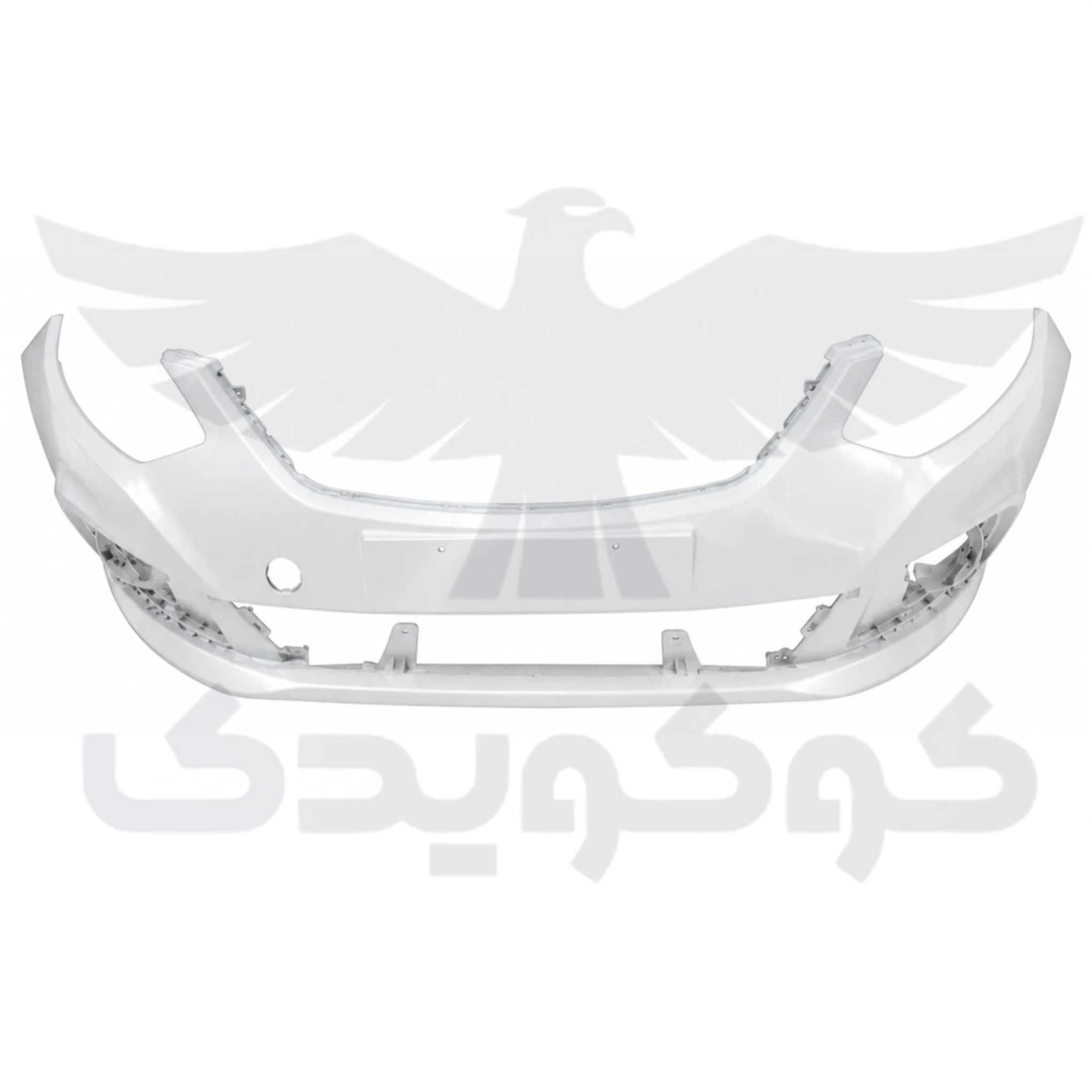 سپر جلو جک J4 رنگ شده سفید ( شرکتی اصلی )