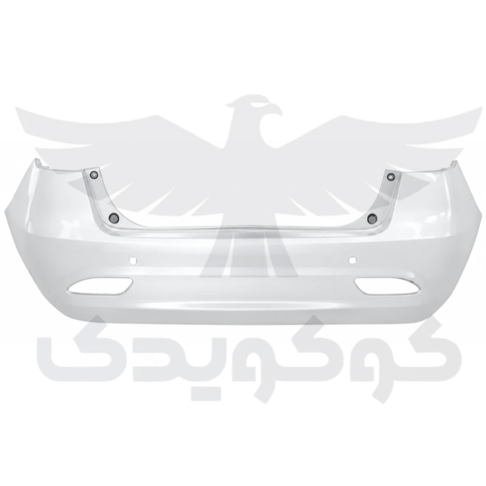سپر عقب جک J4 رنگ شده سفید ( شرکتی اصلی )