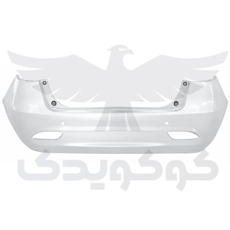 سپر عقب جک J4 رنگ شده سفید ( شرکتی اصلی )